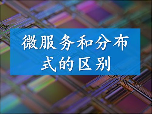 微服务与分布式的区别 维护服务的视角